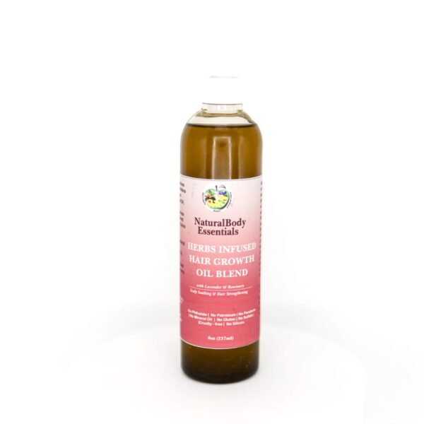 Herbs Infused Hair Growth Oil Blend (8 oz)